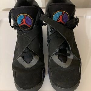 Nike air Jordan 8 retro size 6Y aqua Sneakers Black 305368-025